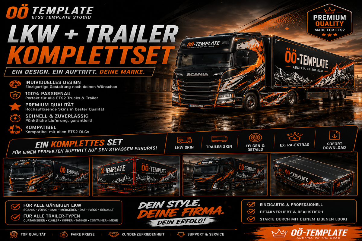 LKW + Trailer Komplettset