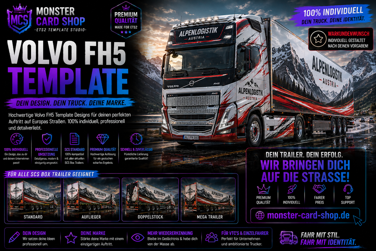 Volvo FH5 Template Design