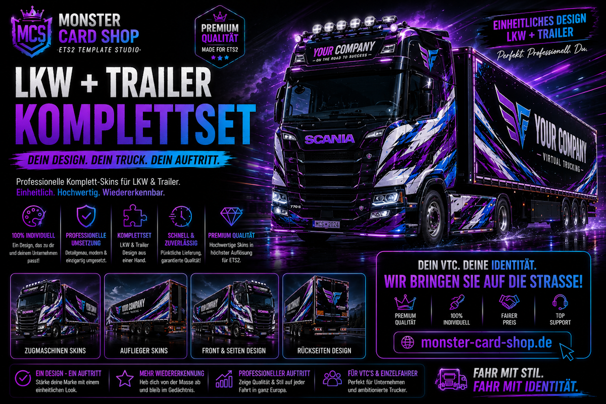 LKW + Trailer Komplettset