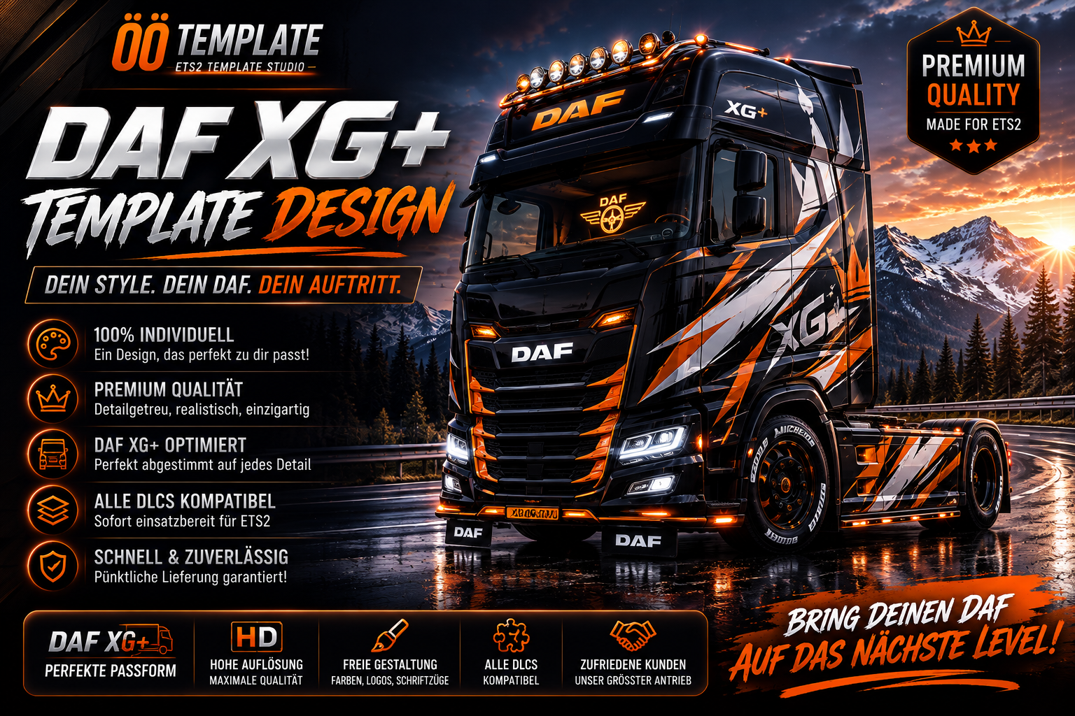 DAF XG+ Template Design