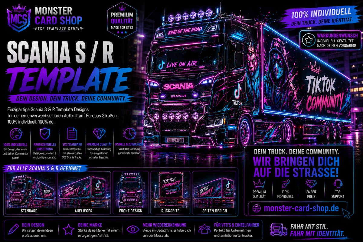 Scania S / R Template Design